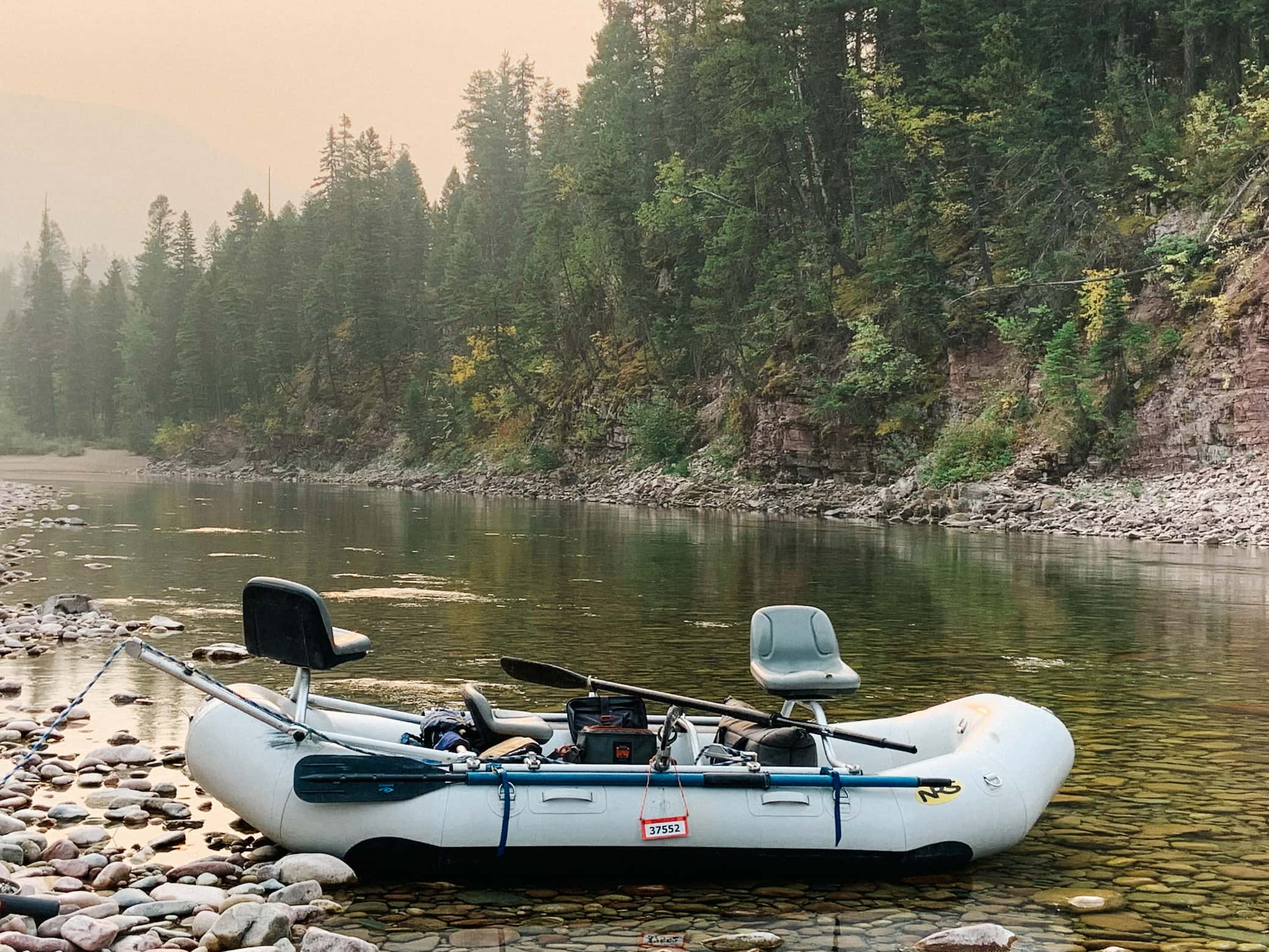 Spotted Bear Fly Fishing Raft